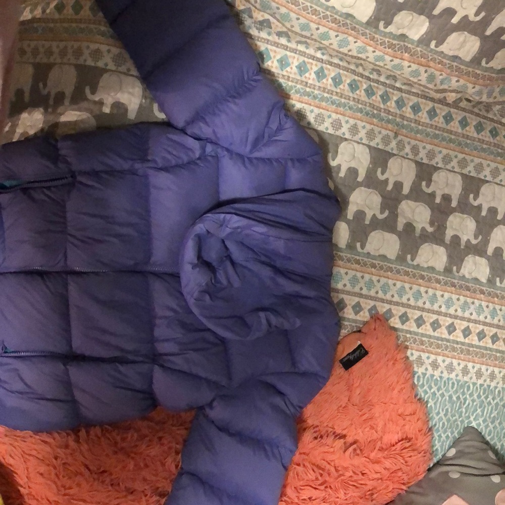 Purple winter coat